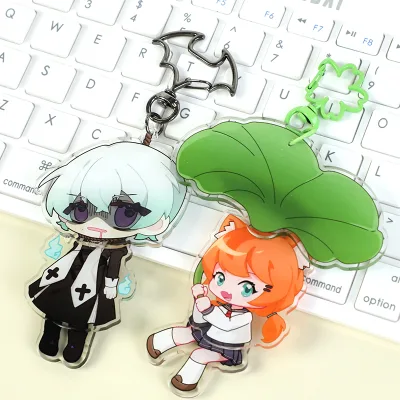For Custom Acrylic Swing Keychains with UV Printing Ecofriendly & Waterproof Custom Logo & Cartoon Design