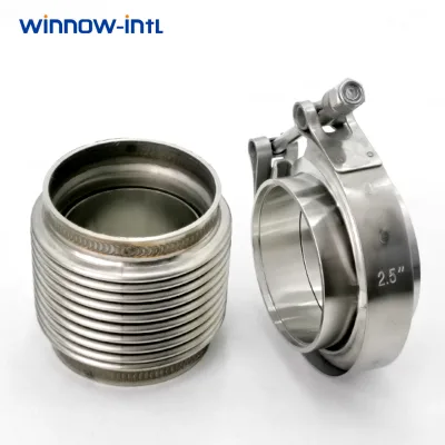 Welded Exhaust Bellow Connector Short Corrugated Type for Engine Exhaust System | Exhaust Bellows Manufacturer