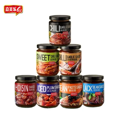 OEM Natural Haccp Seafood Sauce Hoisin Sauce with Chilli Jar