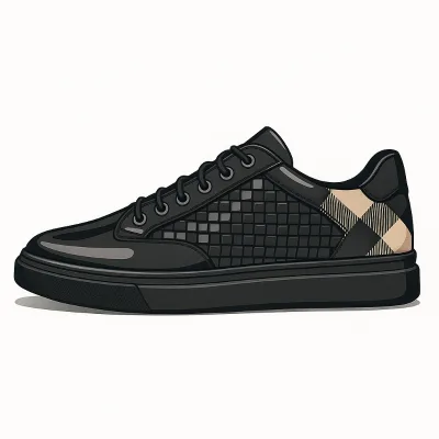 Autumn Men Casual Platform Lace up Shoes Black Fashion Chunky Sneakers for Male