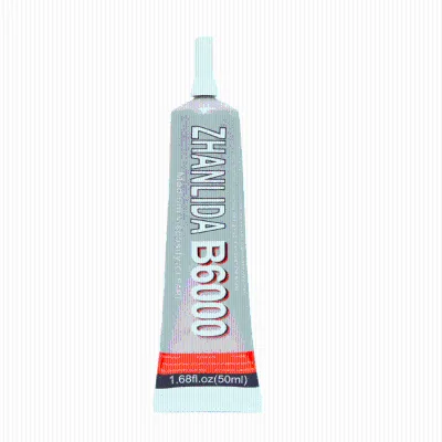 Zhanlida B6000 50ML Liquid Glue for Nail DIY Diamond Jewelry Handicraft and Mobile Phone Repair High Adhesive Strength