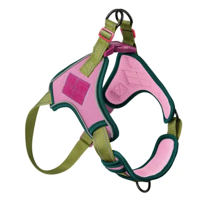 Factory Direct Selling Dog Harness Custom Personalized Easy-to-Wear Solid Pattern Adjusted Dog Harness