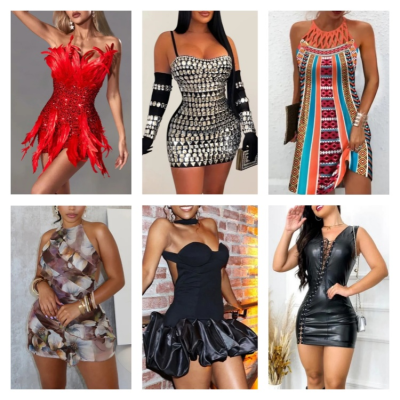 High Quality Branded Clothing Bundled Clothing Fashionable Dresses Mixed and Matched Women's Clothing Wholesale Random Delivery