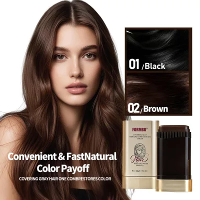 Temporary Hair Color Stick 20g Semi-Permanent Plastic Instant Root Touch-Up Easy Apply for Quick Hairstyle Change