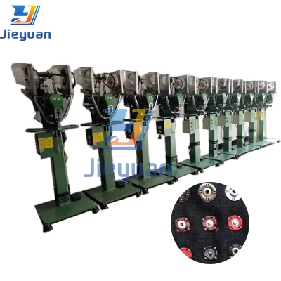 Professional Button Fastening Machine Hot Sale Rivet Machine Automatic Snap Attaching Machine Sales