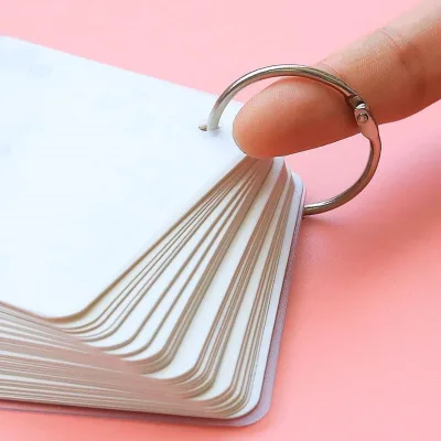 Large Size 63mm 76mm 89mm Round Metal Book Binder Clip Ring for Stationery Metal Book Binding Ring Accessories
