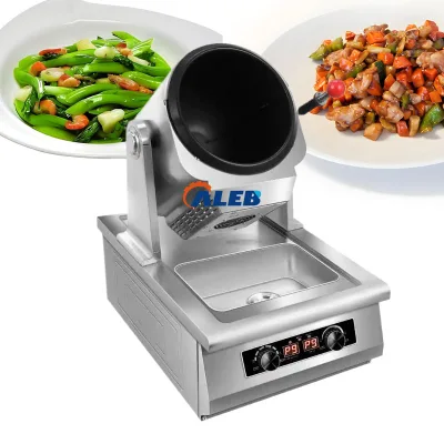 Automatically Rotary Drum Cooking Machine Restaurant Kitchen Professional Equipment