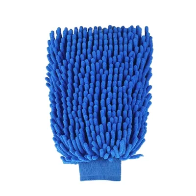 Car Wash Glove Coral Mitt SOft Anti-scratch for Car Wash Multifunction Thick Cleaning Glove Car Wax Detailing Brush Color Random