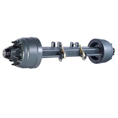 BPW Axle Trailer Manufacturer 13T 14T 20T American Type Heavy Duty Trailer Axles Trailer Suspension Axles with Brake Drum