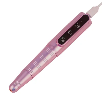 Professional 26000RPM Cordless Rechargeable Electric Nail Drill Machine Steel Nail Drill Light US Plug Includes Bit Sanding