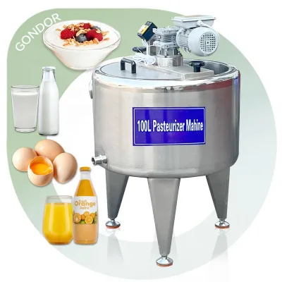 Camel Milk Sterilization Tank Egg Whites Wine Juice Professional Coil Juice Pasteurizer Htst for Sale