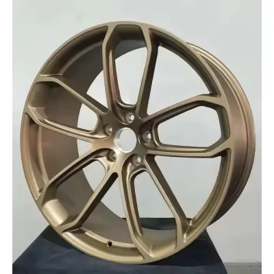 Gold 21 22 Inch Forged Passenger Car Wheels for 958 GTS 718 Boxster Cayman 911 918 928 944 Taycan