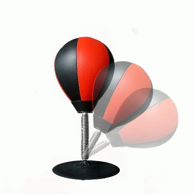 Air Inflatable Boxing Punching Bag Desktop Boxing Speed Ball Stress Buster Desktop Punching Ball
