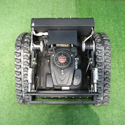 Farm Focused Lawn Mower with Gasoline Power Source and Wide Cutting Deck for Efficient Large Plot Grass Trimming