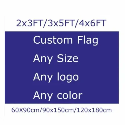 3X5 Ft Team Football Flag Bright Color Polyester Sports Durable Polyester Rectangle Sport Celebration Flag