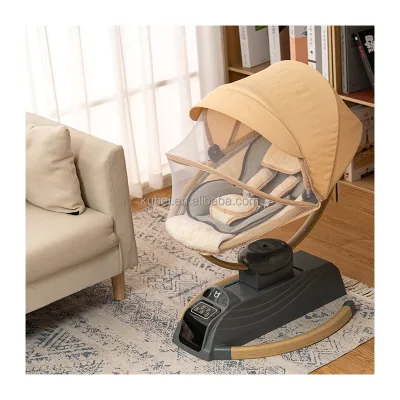 Multi-Speed Baby Rocker Gentle Auto Sway, Ergonomic EU/US Design Eco-Friendly Materials Customizable OEM/ODM Factory Direct