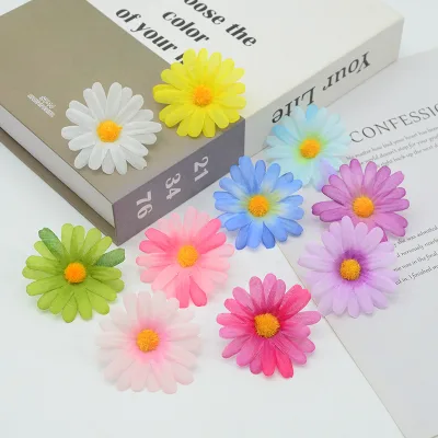 Daisy Large-Size Blooms 6 cm Colorful Wreath Handmade Craft Supplies Hair Accessory Components