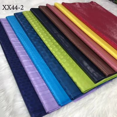 XX44 High Quality Waterproof Cotton High End Bazin Brocade Fabric 100% Cotton Soft Bazin Rich Men Fabric for Party