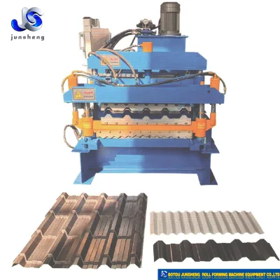 New Arrivals Automatic PPGl LBR Panel Cold Steel Trapezoidal and Corrugated Roof Tile Making Machine