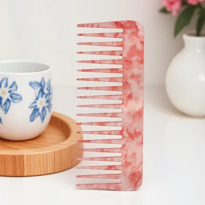 Customizable Wide Tooth Comb for Gentle Detangling and Comfortable Styling