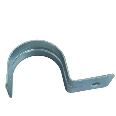 40mm Galvanized Steel One Hole Straps , Pipe Straps for Flexible Conduit