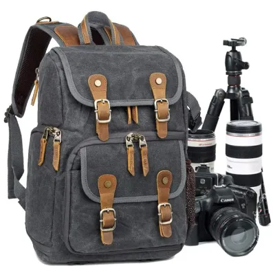 Custom Multi-Functional Waterproof Camera Bag Nylon Travel Equipment Purse Backpack with Sling for Video Shoots