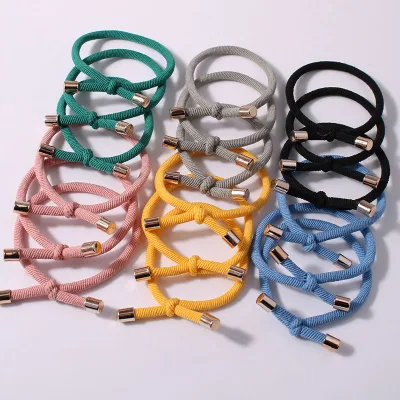 Elasticity Rubber Band Elastic Rope Hair Ties Elasticity Ponytail Hair Holder for Girl