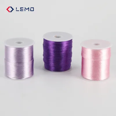 2.5mm Handmade Braided Cord Chinese Nylon Red Rope High Elasticity Core-Spun Necklace Bracelet Anklet Waist Chain Classical