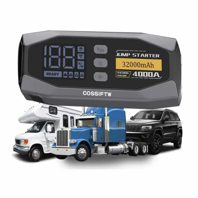 4000A Car Booster Battery Pack 32000mAh