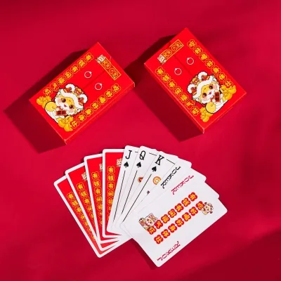 Custom Themed Durable Paper Playing Cards for Birthday Party Favors Family Use Kids Goodie Bag Fillers