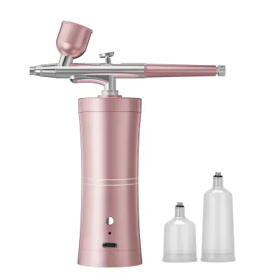 Wholesale High Pressure Cordless Airbrush Kit Rechargeable Nano Oxygen Injector for Skin Care Moisturizer Unit