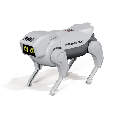 Newest smart robot dog - DIY Interactive STEM robot dog intelligent smart pet with remote control,  rc robot dog toy for Kids