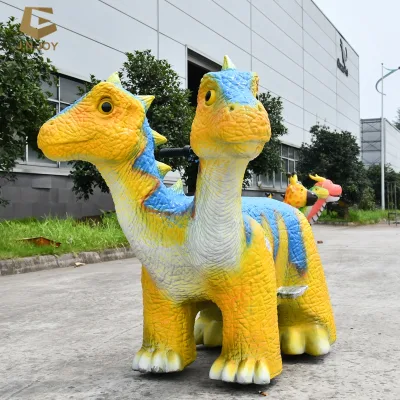 Electric Dinosaur Battery Car Coin Operation Battery Car for Kids
