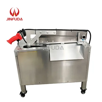 Narrow Footprint Bone Dehulling Machine Hydraulic Bone Splitter City Fresh Market Bone Pretreatment Machine