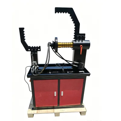 Repair Straightening 26 Inches Rim Straightening Machine Without Lathe 3 Cylinders Full Teeth Electronic Car Roller Straightener