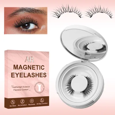 Fluffy Magnetic Eye Lashes Vegan Magnetic Lashes Reusable Soft at Home Magnetic Eye Lashes Mega Volume With Applicator