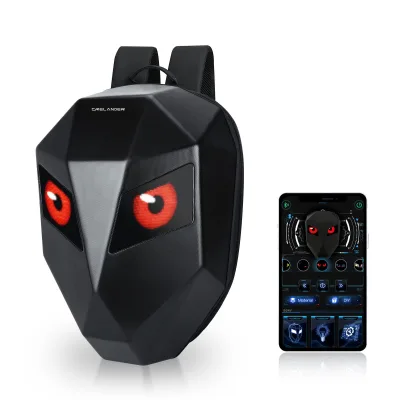 Hot Sale Motorcycle Led Screen Backpack Hard Shell LED Screen Display Backpack