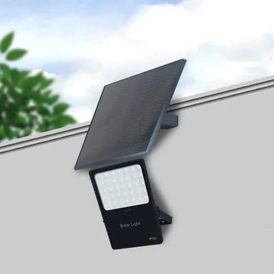 Xiuben Aluminum Outdoor 100W 200W LED Solar Flood Light IP65 Waterproof Solar Powered Floodlight for Garden Yard Garage Stadium