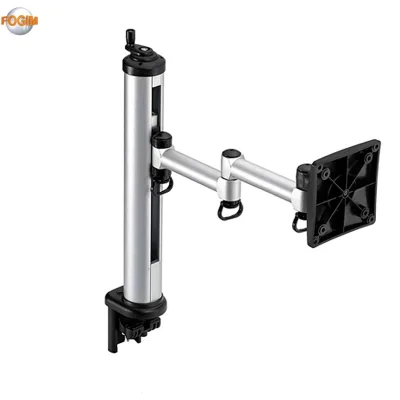 FOGIM Space Saver Easy Adjustable up to 24" LCD Monitor Arm Stand Bracket Silver in Stock