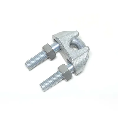 Wire Rope Clip, Galvanized Steel Cable Clamp for Wire Rope Fastening