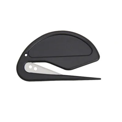 Home Office Stationery Envelope Package Slitter Plastic Letter Opener With Metal Steel Blade