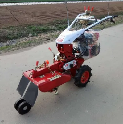 Small Trenching Machine / Gasoline Trench and Ditching Machine / Vegetable Farming Machine