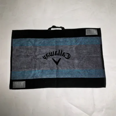High Quality 100% Cotton Personalized Rally Towel with Custom Printed Logo Slogan Ideal for Golf Events Competitions