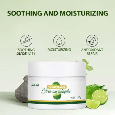 OEM Niacinamide Cream Fix Dark Skin Rough Pores Dry Face Whitening Moisturizer 100g