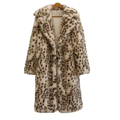 Winter Chic Long Thick Warm Soft Hairy Faux Fur Coat Men High Quality Multicolor Fluffy Furry Overcoat