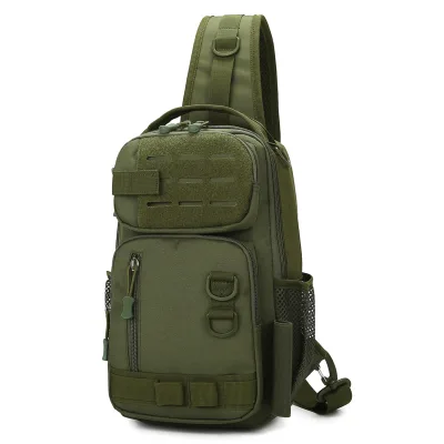 Multi-functional Waterproof Tactical Men's Sling Crossbody Camping Hiking Fishing Camouflage Shoulder Chest Bag