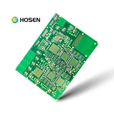 Buried Via 10-Layer HDI PCB Service Assembly Mass Industrial PCBA Manufacturer China Electronics Supplier ENIG Surface 1.6mm
