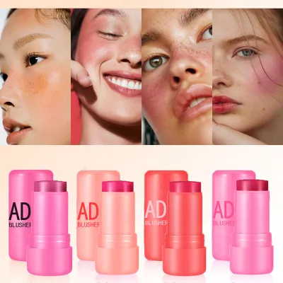 Wholesale Multi-Use Waterproof Long Lasting Make up Milk Jelly Blush Stick Cheek