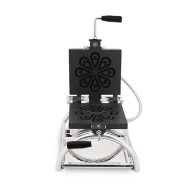 New Commercial Automatic 110V &220V Rotary Waffle Maker Cheaper Waterdrop Street Food Machine for Sale