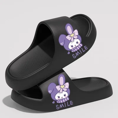 Custom Logo Floral Cartoon Pattern Trendy Breathable EVA Open Toe Summer Shoes for Women Men-European-American Fashion Marathon